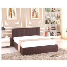 New Model Modern European Bedroom Furniture Luxury Leather Double Bed